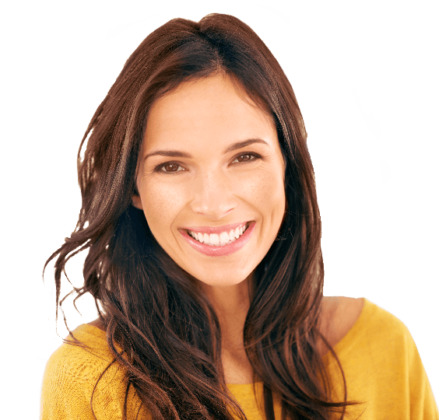 a woman smiling after Pigmentation treatment a woman smiling after Pigmentation treatment