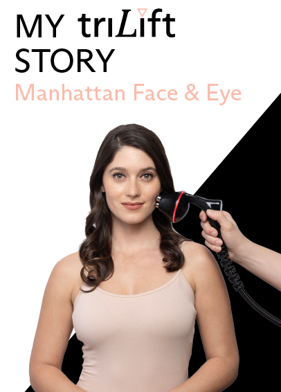 banner-Hiro mobile -100 a woman having facelift-like procedure with triLift device.
